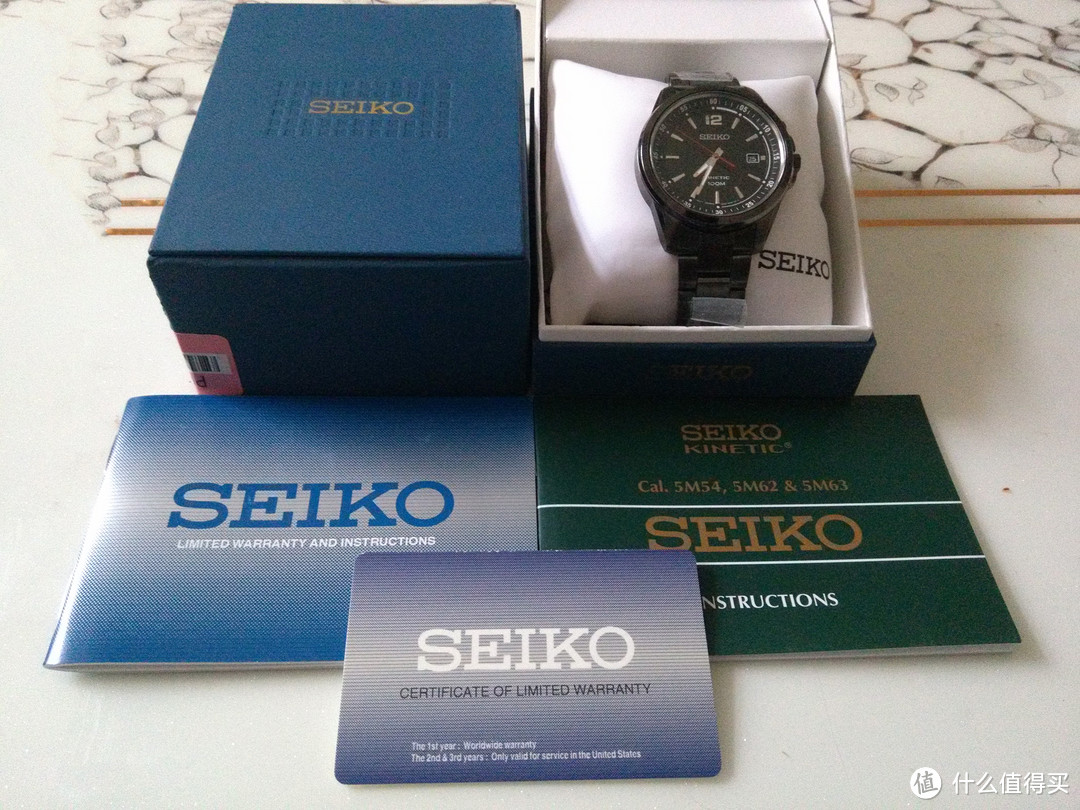 美亚购入SEIKO 精工 Kinetic SKA605 男款人动电能腕表开箱