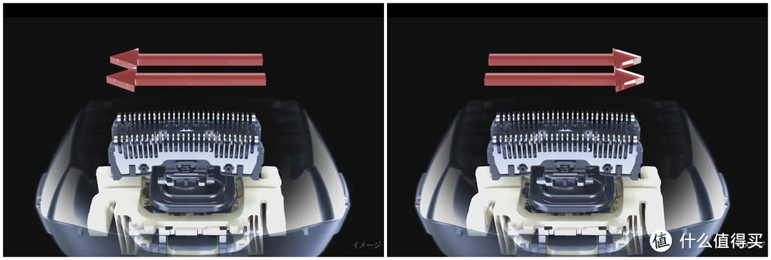 日淘Panasonic 松下 ES-LV56电动剃须刀开箱及与上上代ES-SV61简单对比