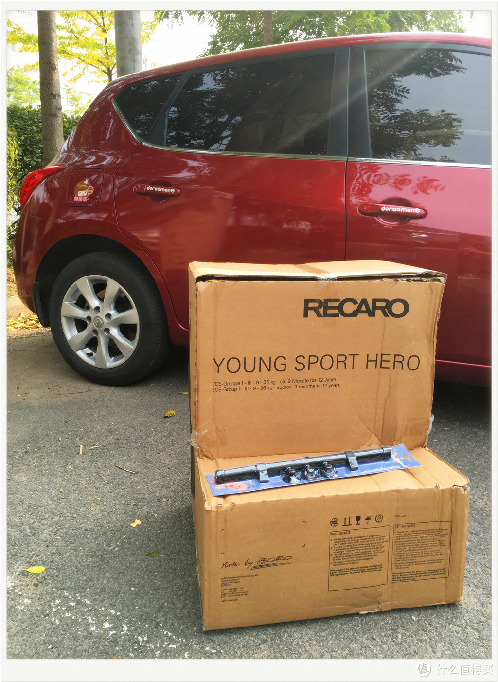 德淘直邮入手 RECARO Young Sport Hero 儿童安全座椅