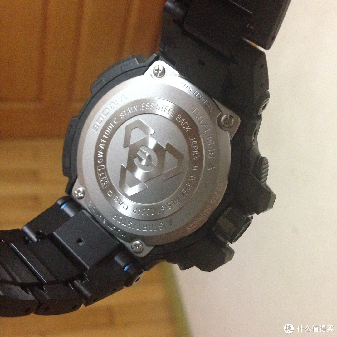 CASIO 卡西欧 G-SHOCK GWA1100FC1AJF 蓝色空霸伪开箱