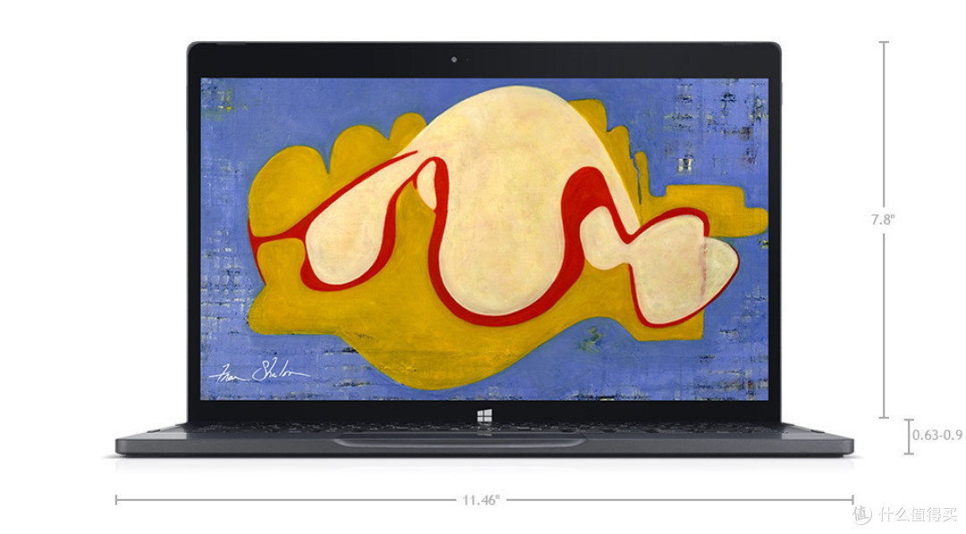 来和Surface Pro 4战一场:DELL 戴尔 发布XPS 12变形本 超窄边框4K屏幕
