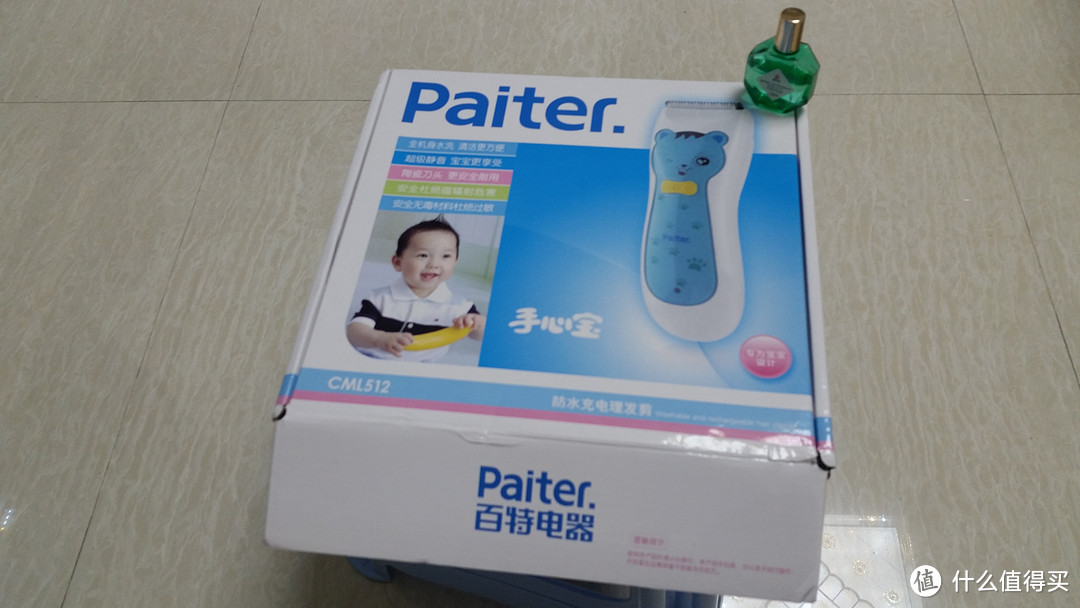 Paiter 百特 CML512 专业儿童理发器开箱，附送儿子萌照