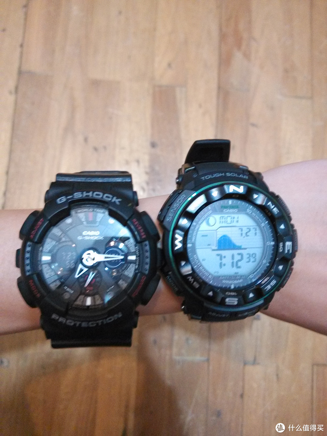 与G-SHOCK GA120对比