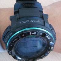 卡西欧 ProTrek PRW2500-1B 男款登山表使用总结(掉漆|电波)
