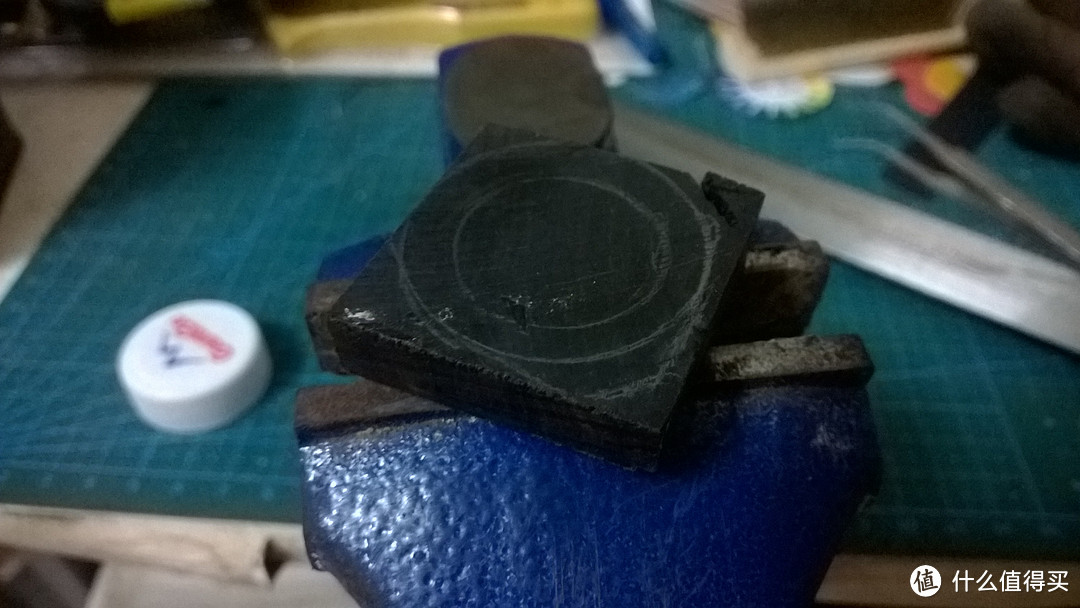 纯手工打造黑卡相机木制指环