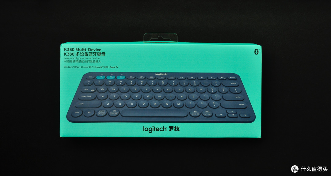 Logitech 罗技 K380 蓝牙键盘 开箱体验