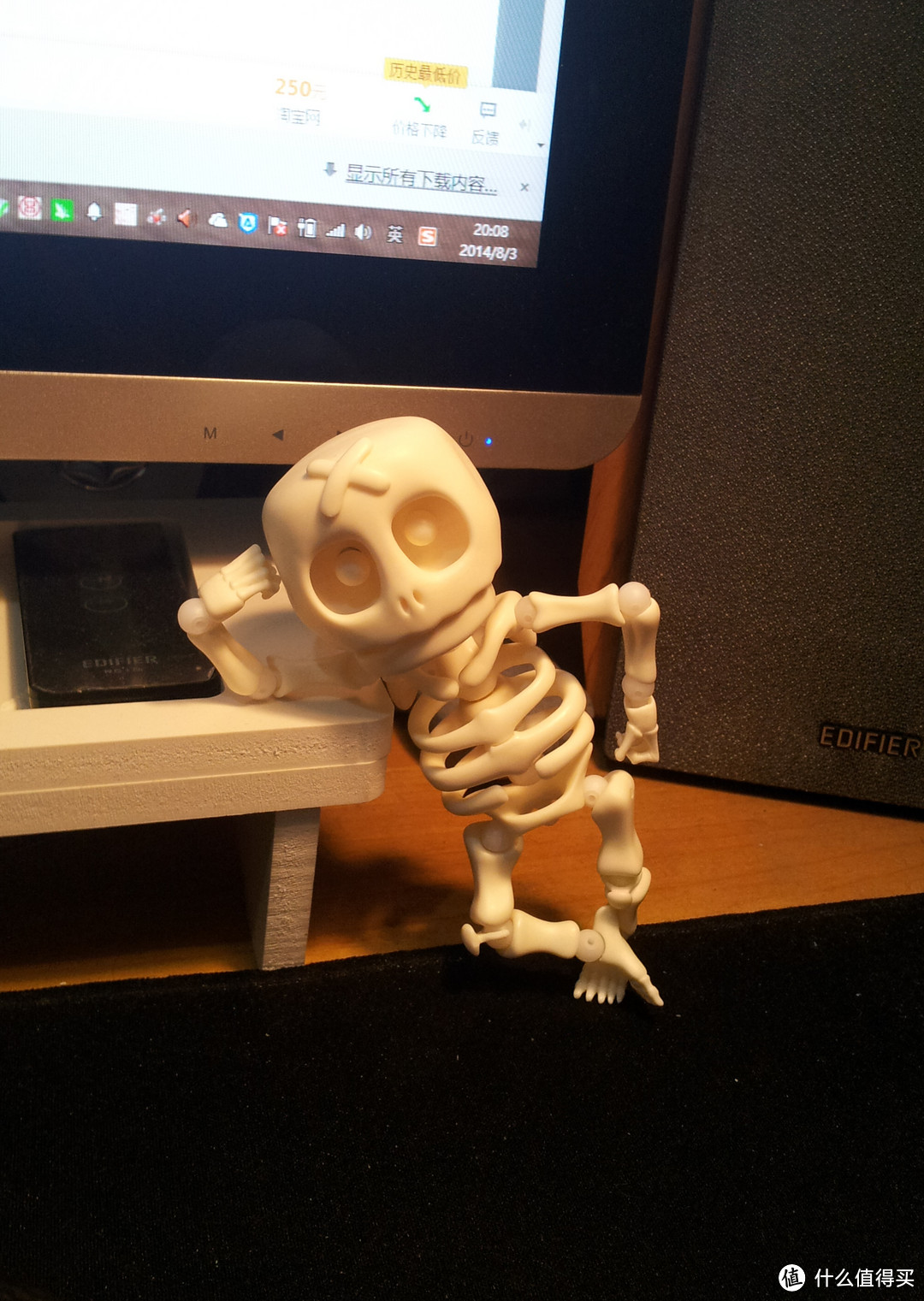 本站首晒贱萌小骨头释圆可动q版骷髅玩偶古罗