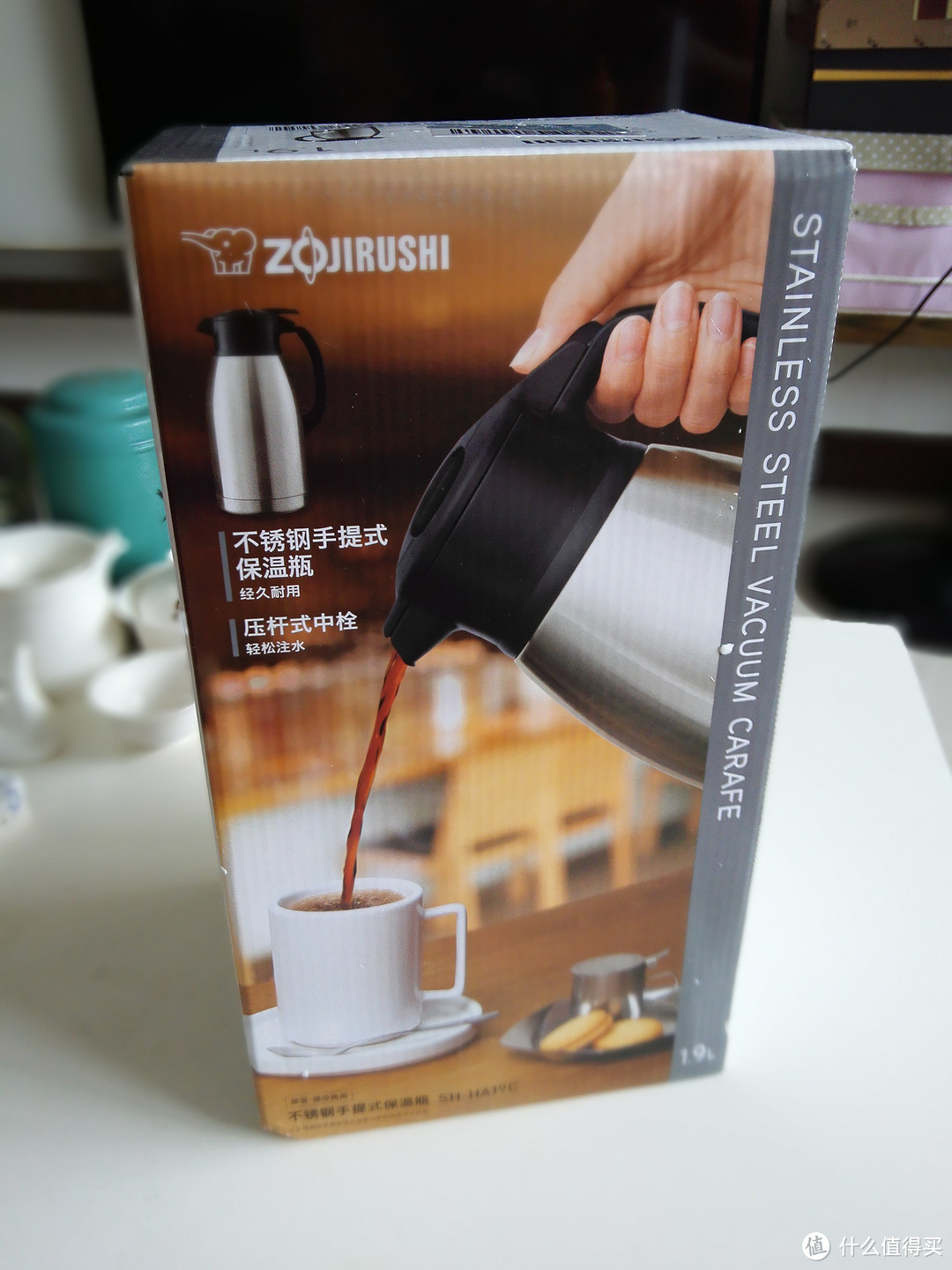 种草已久：ZOJIRUSHI 象印 SH-HA19C-XA 不锈钢保温壶 1.9L 开箱