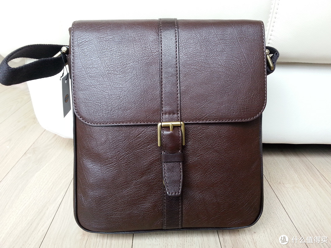 FOSSIL Men's Estate Saffiano Leather 男包 使用感受