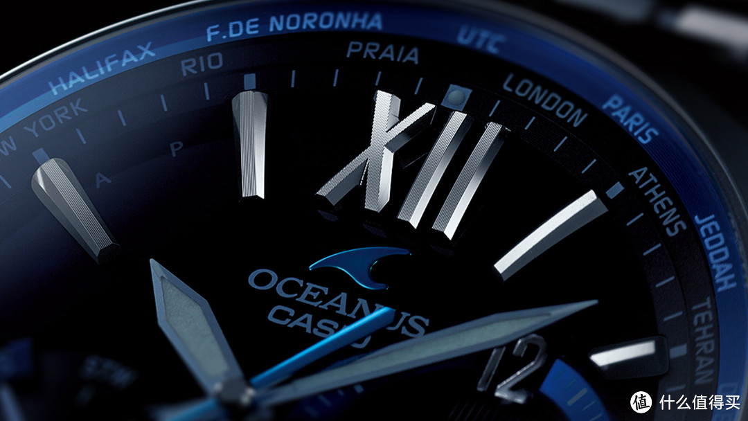 表盘12点改用罗马字符：CASIO 卡西欧 发布 OCEANUS 海神 Manta OCW-S3400 手表
