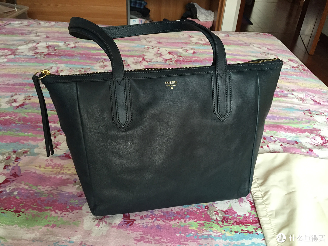 献给老婆大人的礼物：FOSSIL Sydney Colorblock Shopper 女士手提包