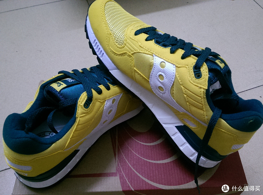 Saucony索康尼Originals Shadow 5000骚黄色晒单