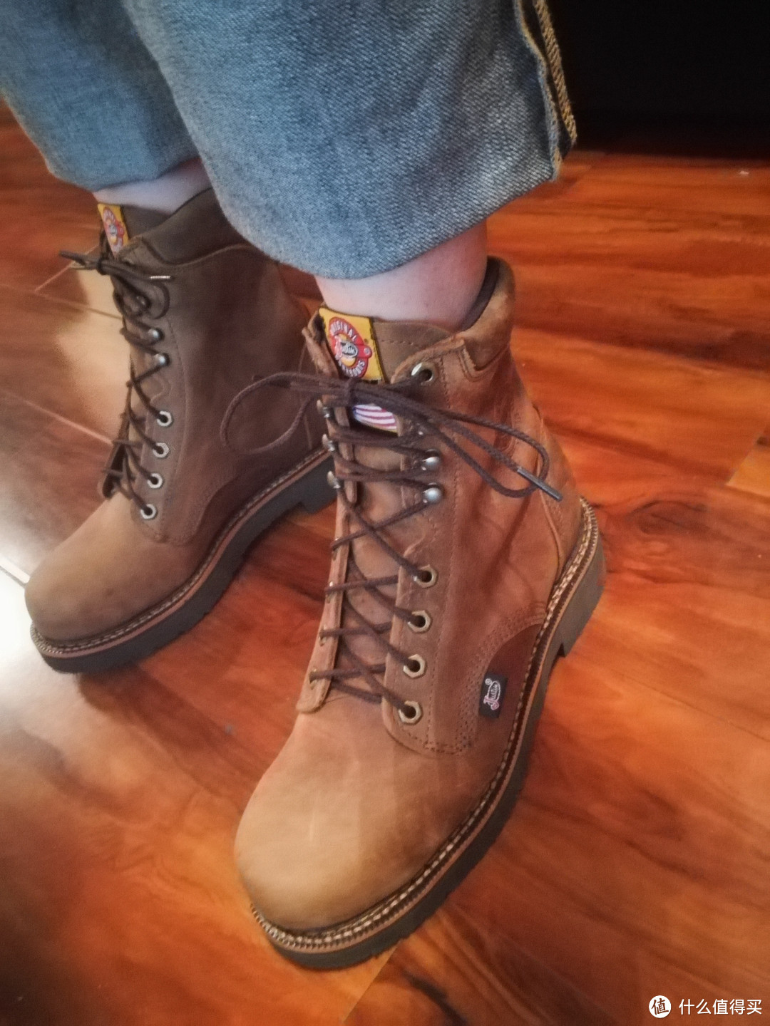 手抖剁入 Justin original workboots 工装靴