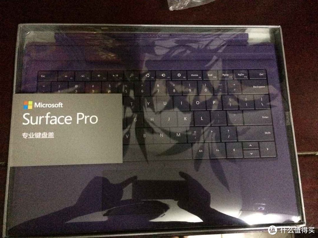 入手surface pro 3 紫色原装键盘