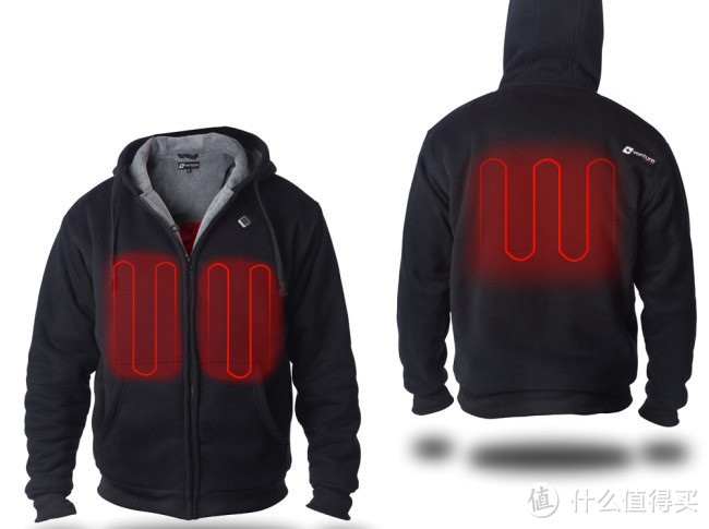 移动电源给你温暖之感：充电宝 加热卫衣 Evolve Heated Hoodie