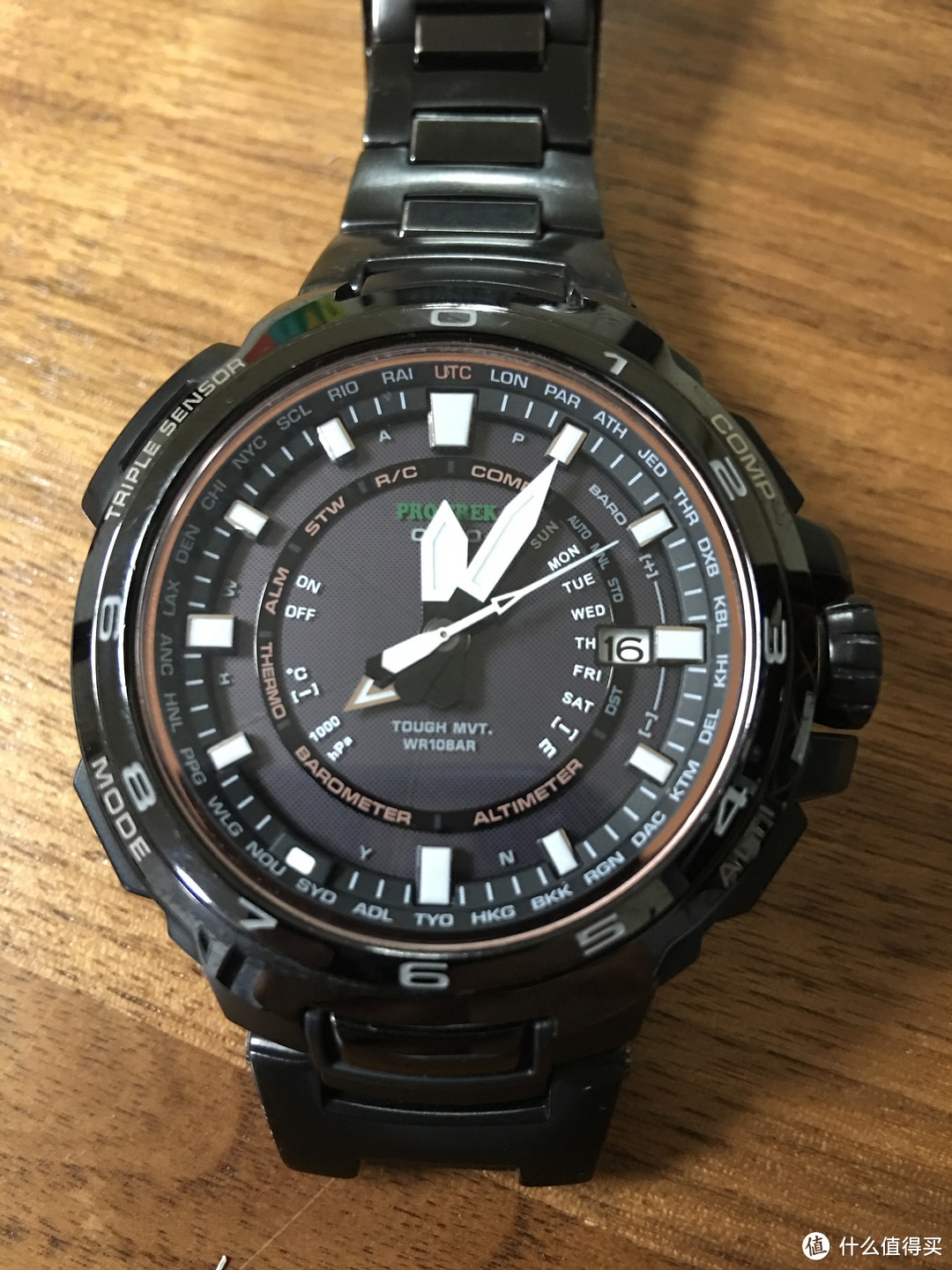 CASIO 卡西欧 PRX-7000YT-1JF 户外登山表 使用简评