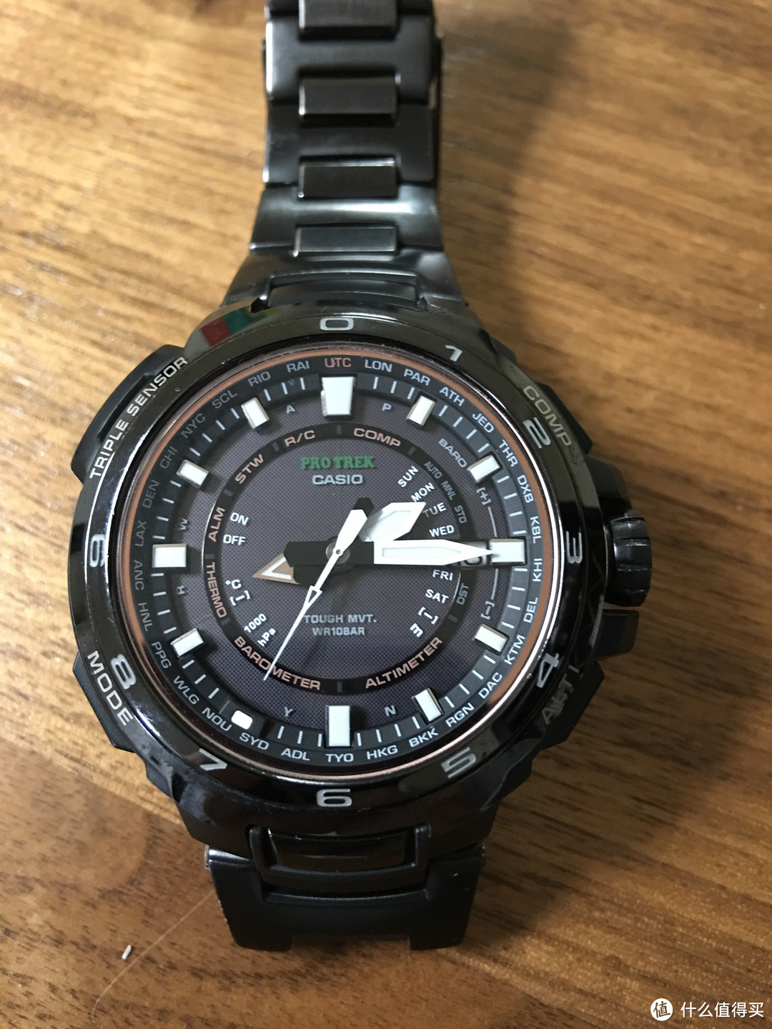 CASIO 卡西欧 PRX-7000YT-1JF 户外登山表 使用简评