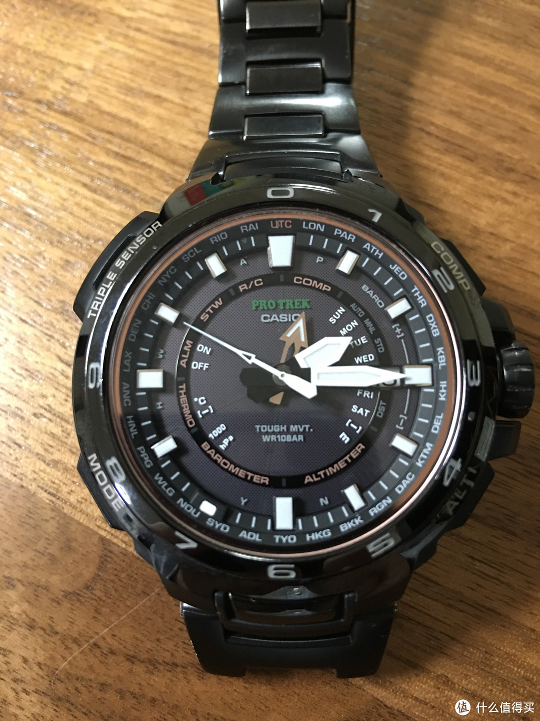 CASIO 卡西欧 PRX-7000YT-1JF 户外登山表 使用简评