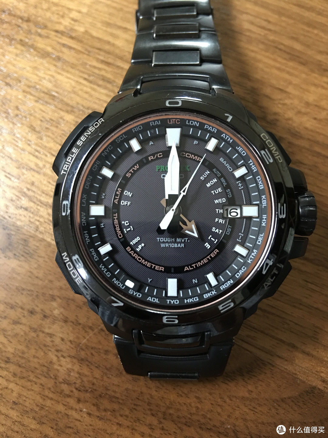 CASIO 卡西欧 PRX-7000YT-1JF 户外登山表 使用简评