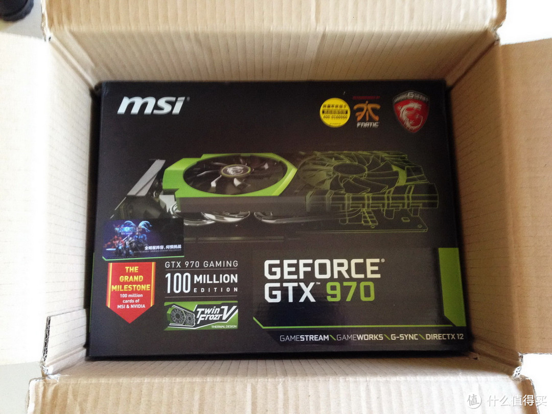 msi 微星 GTX970 GAMING 纪念版显卡开箱