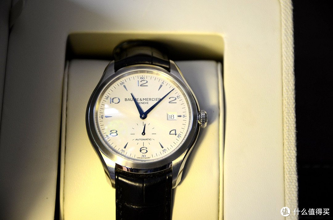 终于剁手:BAUME & MERCIER 名士 CLIFTON 克里顿系列 MOA10052 男士机械腕表