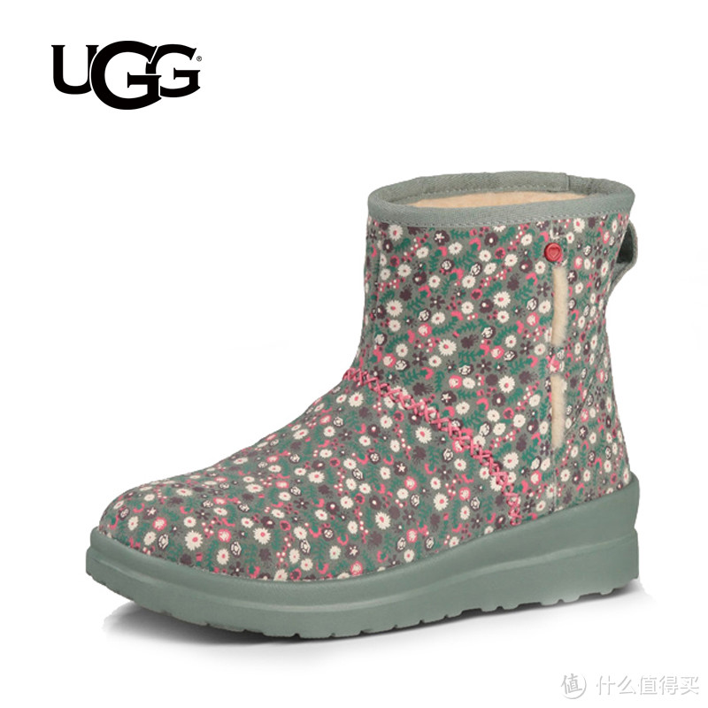 UGG 少女羊毛短靴 牛皮短筒靴 1006207A