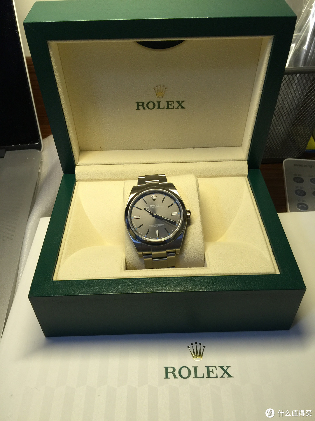 2015巴塞尔世界钟表珠宝博览会新款！德国入手ROLEX 劳力士 114300 男款机械腕表