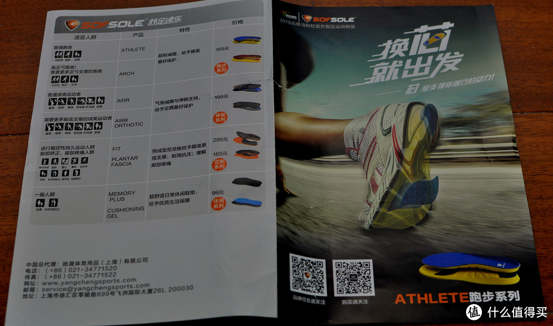 闲话鞋垫-SOFSOLE舒足速乐 ATHLETE跑步鞋垫评测