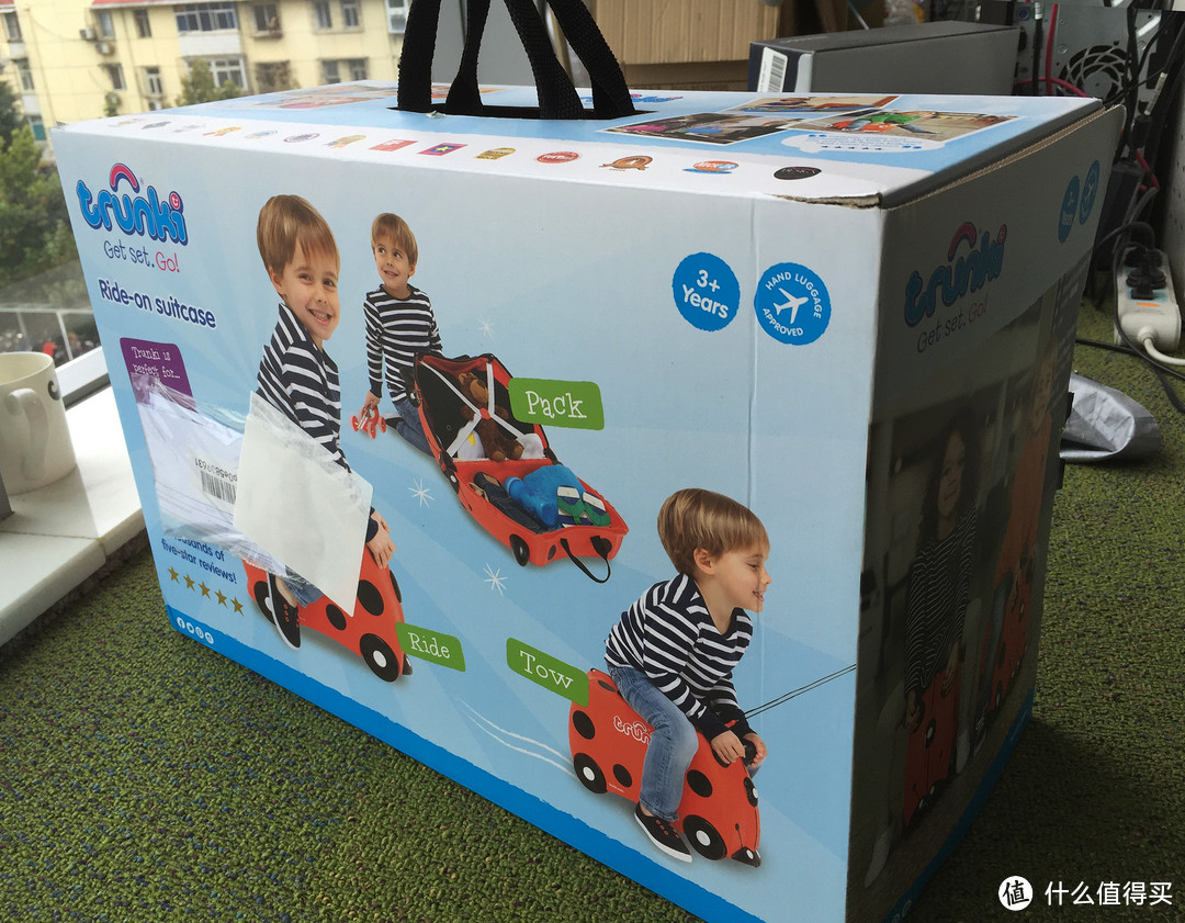 Trunki 瓢虫马鞍行李箱，用心创造童趣upupup