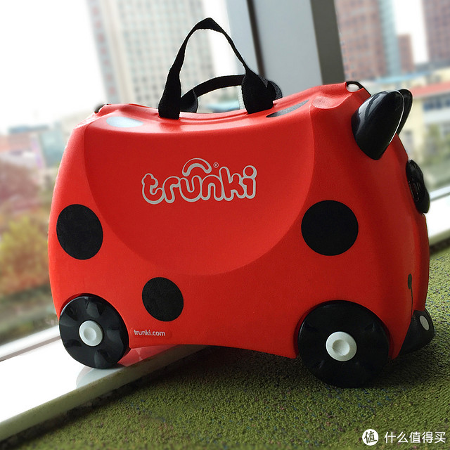 Trunki 瓢虫马鞍行李箱，用心创造童趣upupup