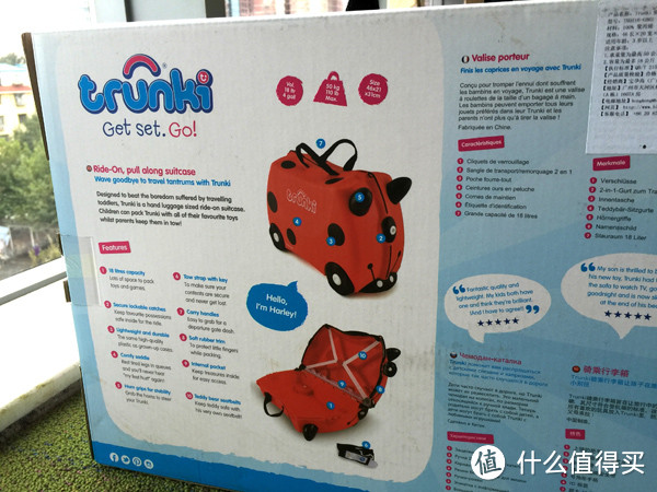 Trunki 瓢虫马鞍行李箱，用心创造童趣upupup