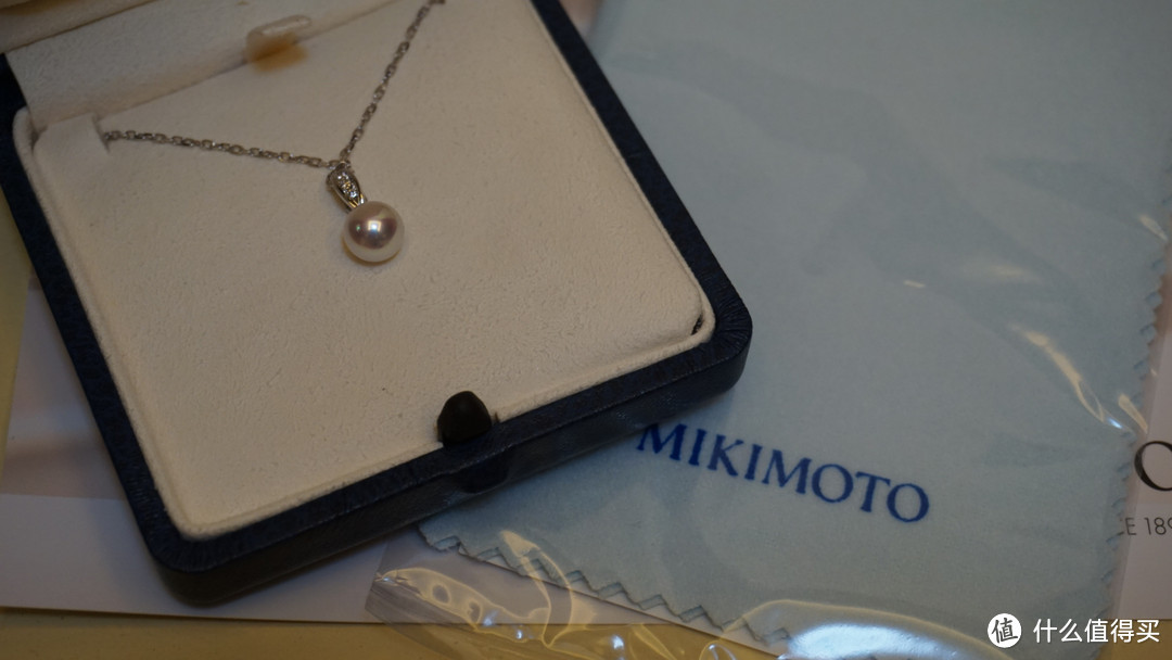 购自日本的精致的mikimoto项链
