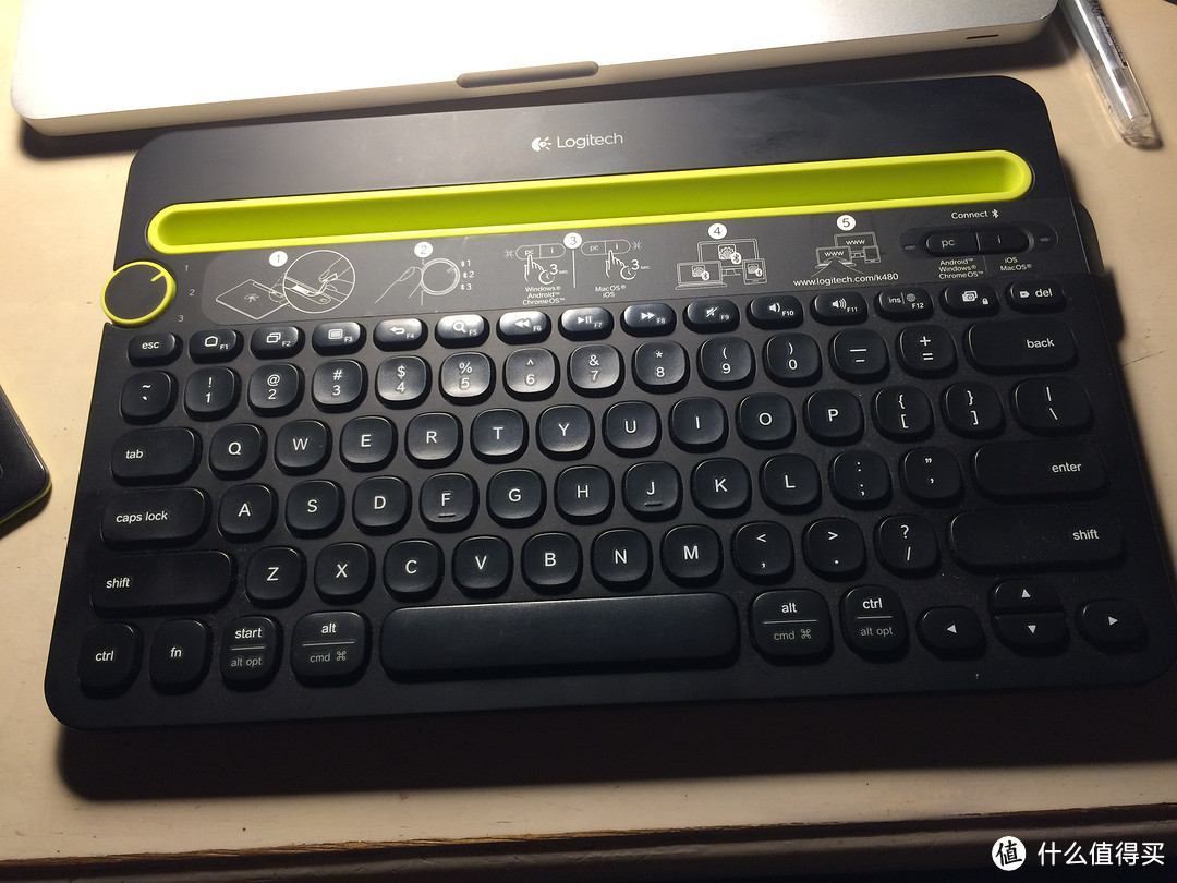 罗技K480 多功能便携智能无线蓝牙键盘（简易开箱以及试用体验）
