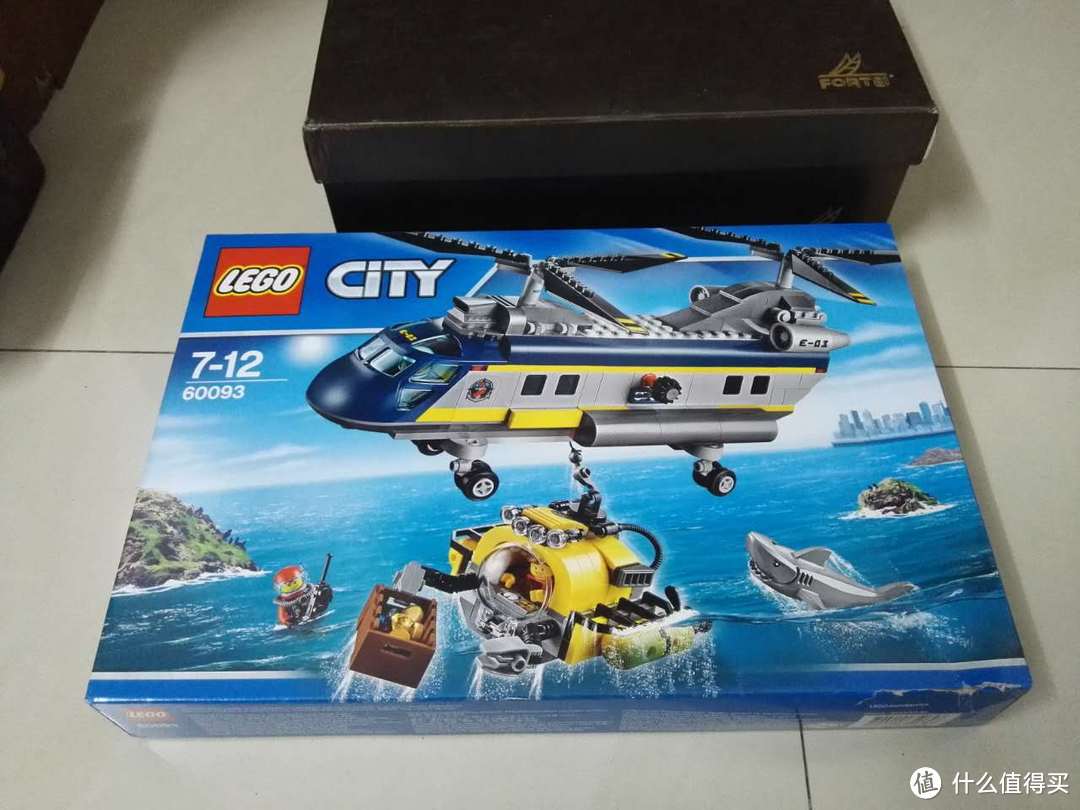 LEGO 乐高城市系列 深海探险直升机60093