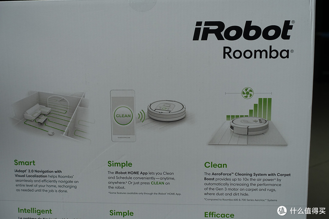 张大妈首晒 iRobot Roomba 980最新旗舰级扫地机开箱使用