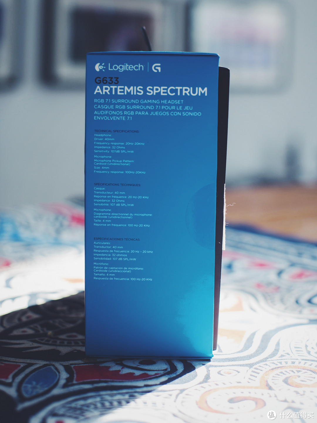 Logitech 罗技 G633  Artemis Spectrum  RGB 7.1 环绕声游戏耳机麦克风