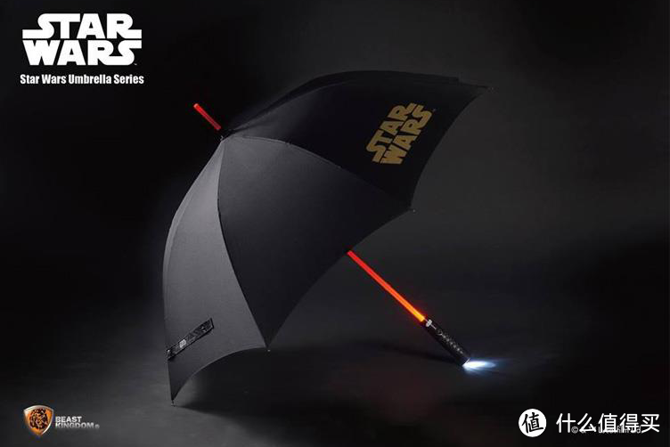 激光剑变身炫酷雨伞：Beast Kingdom 推出 可发光星战光剑雨伞