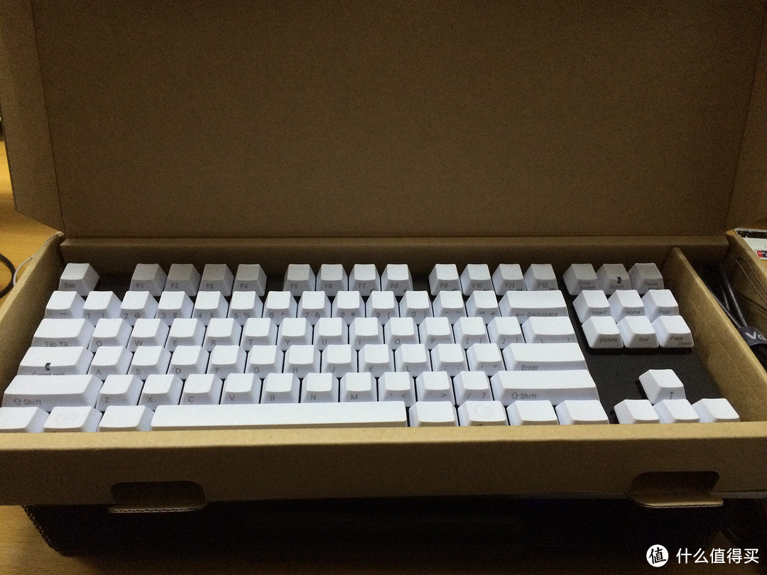一张购物券引发的剁手——阿米洛 VA87 黑轴 机械键盘 开箱