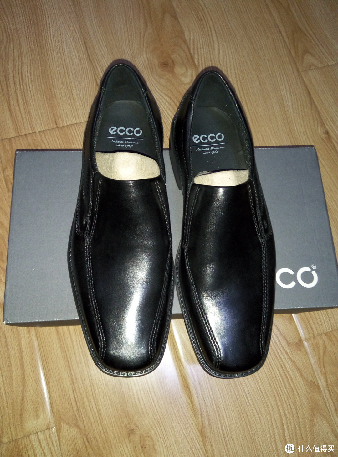 又一双正装皮鞋：白菜价爱步一脚蹬ECCO Men's New Jersey Loafer