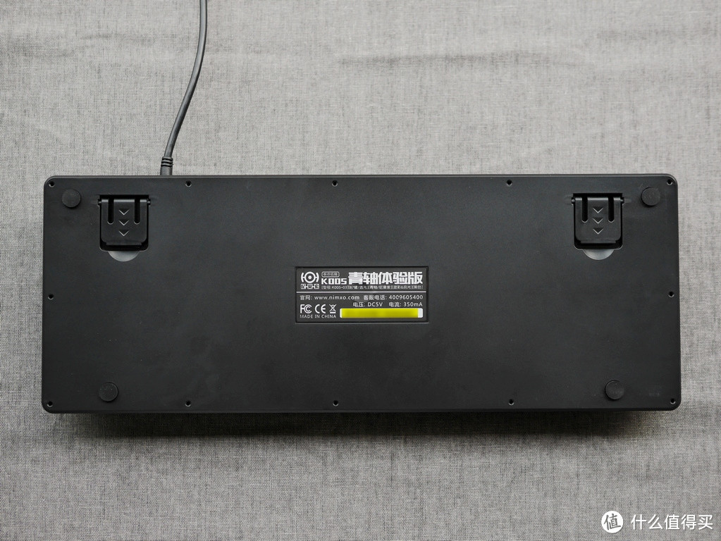 139元的87键 尼莫索 K005青轴 背光机械键盘 开箱视频评测