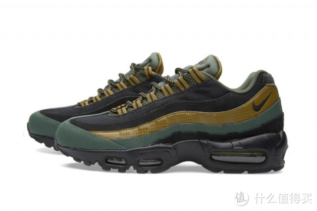 硬朗军工风格：NIKE 耐克 发布 Air Max 95 Carbon Green版本