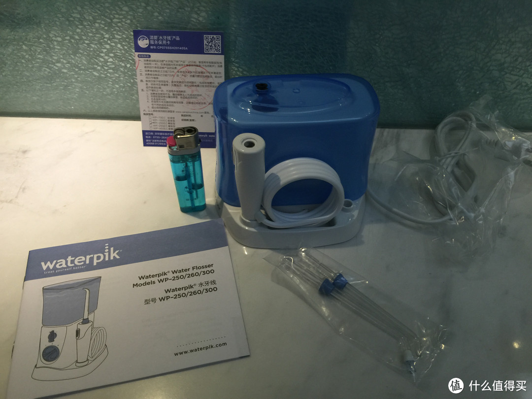 洁碧（Waterpik）WP-250EC 精致型水牙线/冲牙器/洗牙器  开箱评测（内附与70EC简单对比）