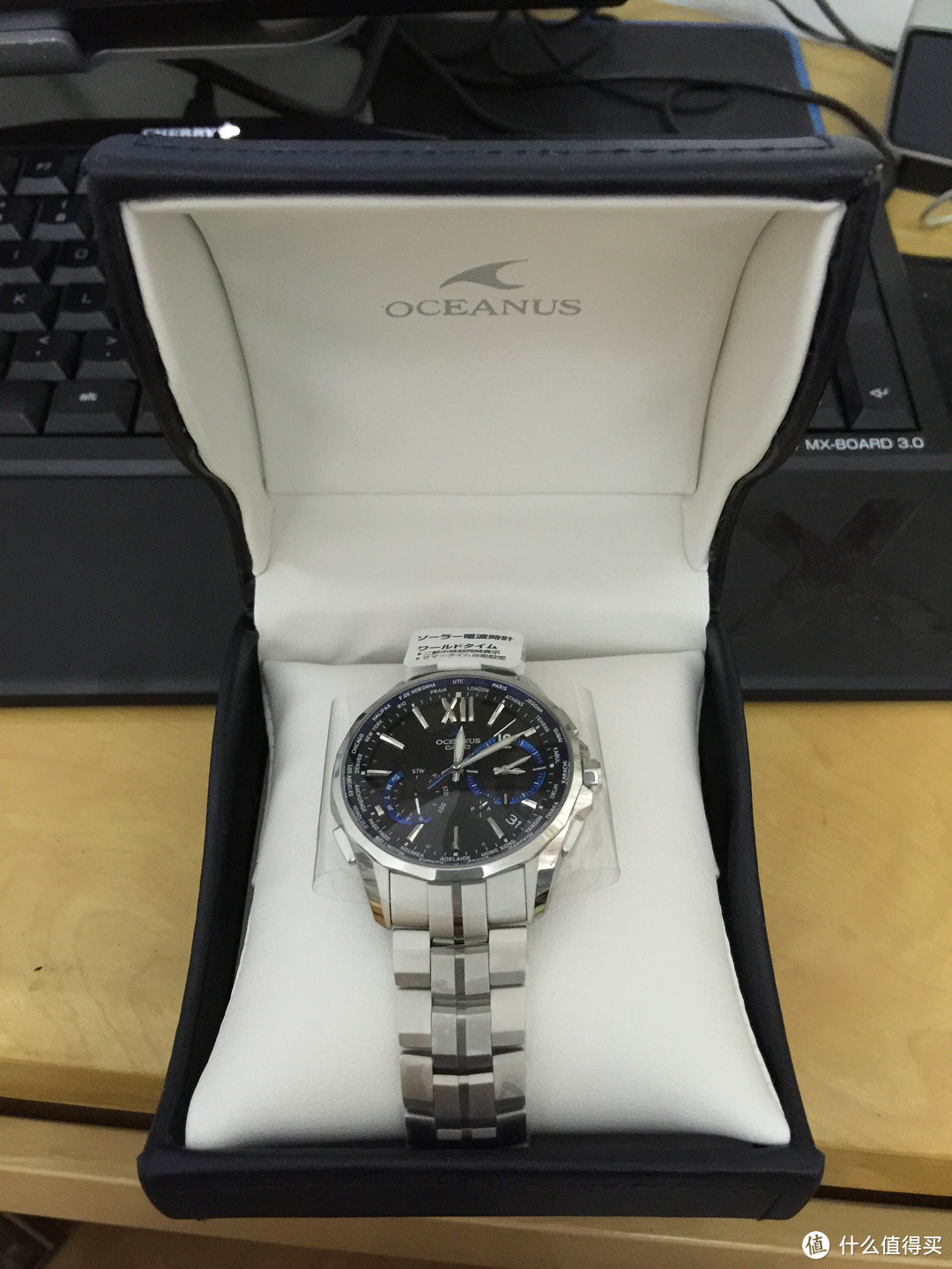 日淘第一单—CASIO 卡西欧 OCEANUS OCEANUS 海神 Manta OCW-S3400 手表