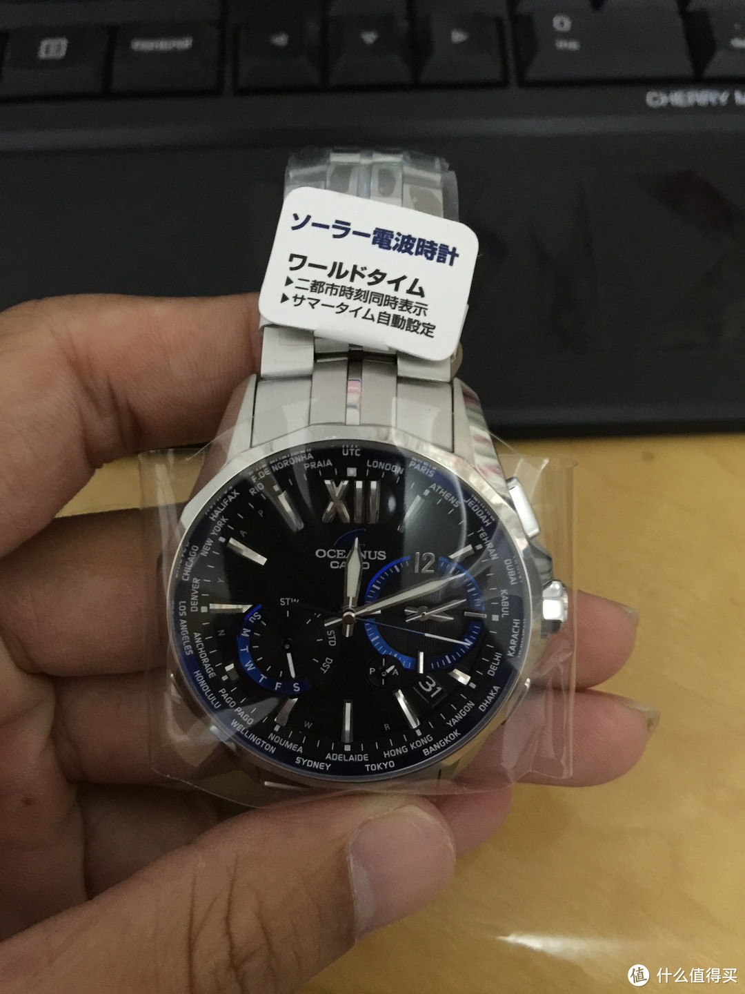 日淘第一单—CASIO 卡西欧 OCEANUS OCEANUS 海神 Manta OCW-S3400 手表