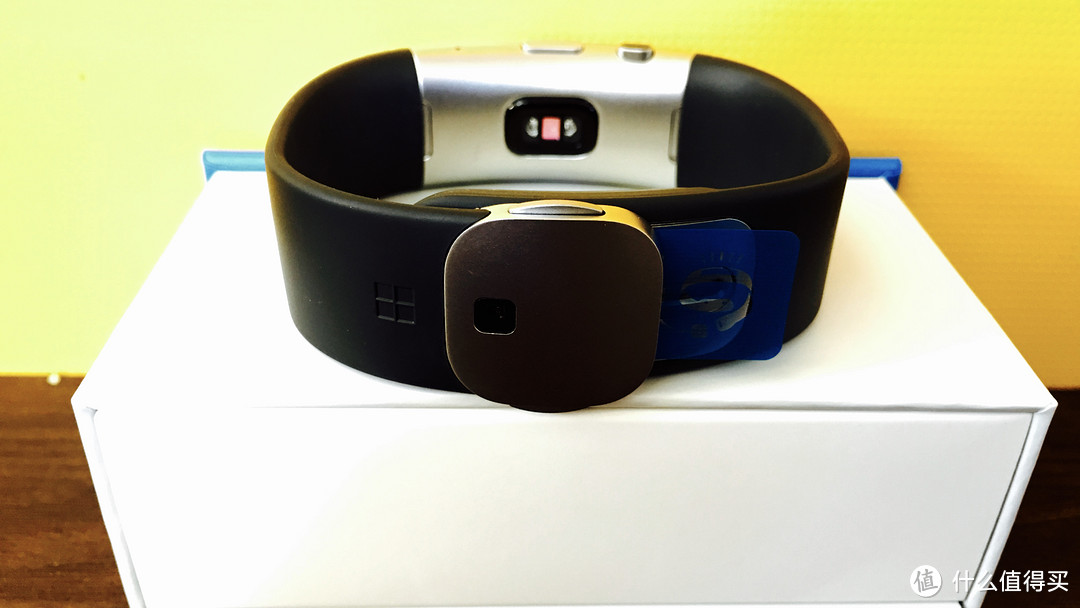 #首晒# 舒适贴合防侧漏：Microsoft 微软 band 2代 智能手环 开箱体验