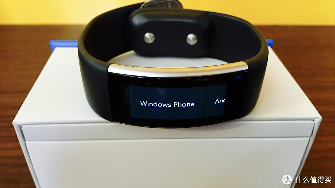 #首晒# 舒适贴合防侧漏：Microsoft 微软 band 2代 智能手环 开箱体验