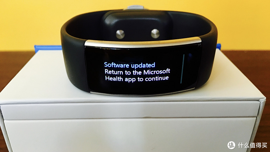 #首晒# 舒适贴合防侧漏：Microsoft 微软 band 2代 智能手环 开箱体验