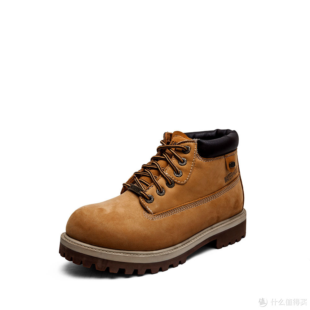 别具一格工装靴：Skechers 斯凯奇 Boots系列 4442 男款牛皮款高帮工装短靴