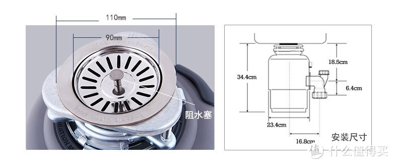 #11月扫货季#重度强迫症和轻微洁癖患者必备：InSinkErator 爱适易 E200 食物垃圾处理器