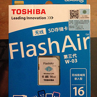 TOSHIBA 东芝 16G FlashAir SD存储卡开箱&使用感受